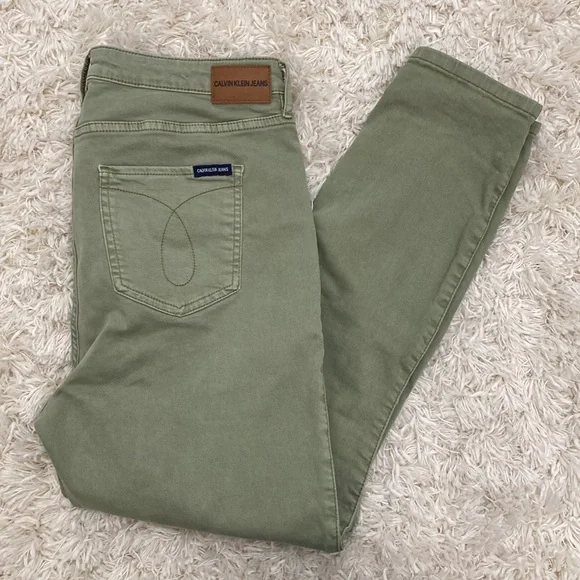 Calvin Klein Jeans- Light Army Green Color - Picture 4 of 6